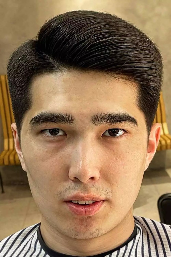 Side Parted Haircut #asianhairstylesmen #asianhairstyles #asianhaircut #asianmen