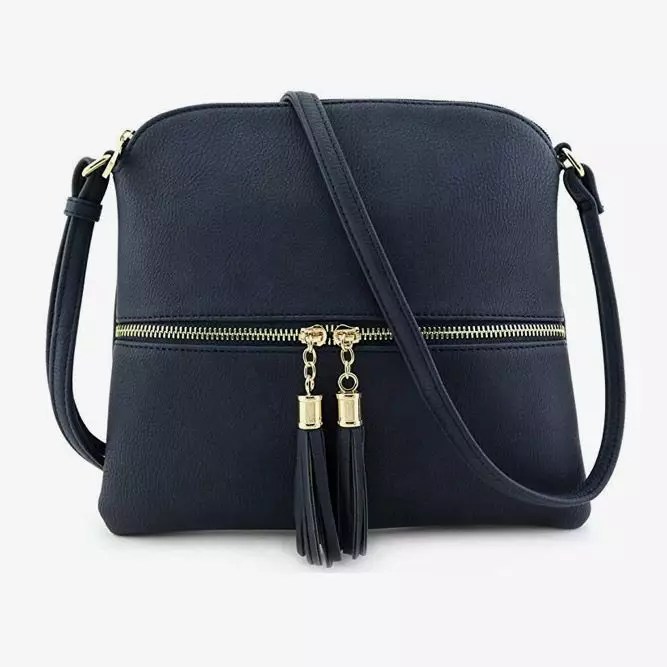 Medium Crossbody Bag With Tassel (Handbagfashion) #birthdaygifts