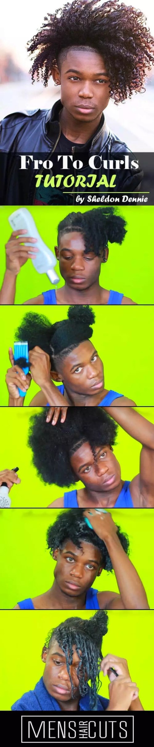 How To Make Textured Curls #texturedcurls #tutorial #afrohairstyles #blackmenhairstyles