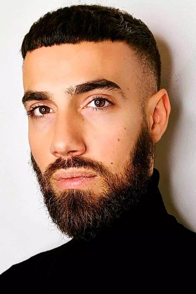 High And Tight + Long Beard #fullbeard #beard #beardstyles