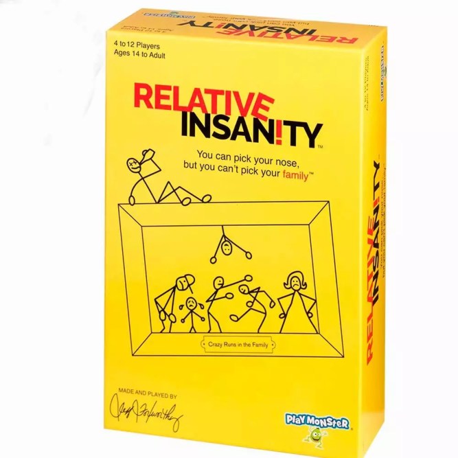 Relative Insanity Party Game #giftsformen #mensgifts