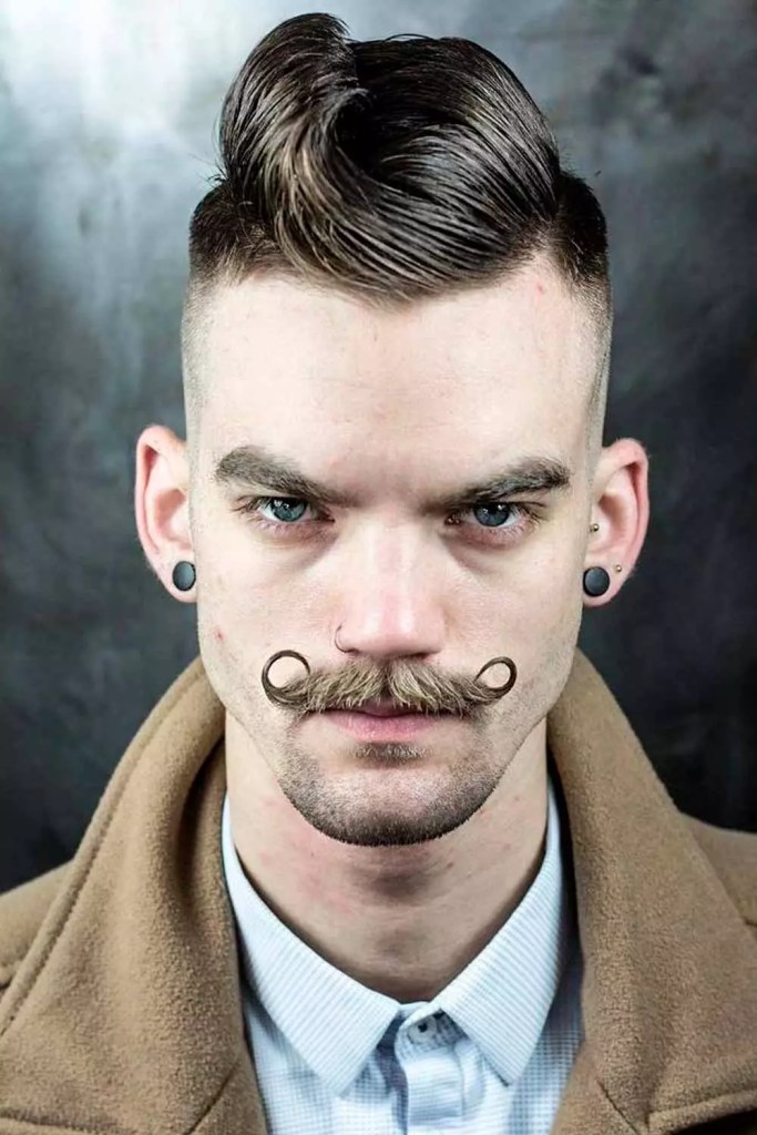 Rockabilly Wave #handlebarmustache #mustache #mustachestyles #moustache