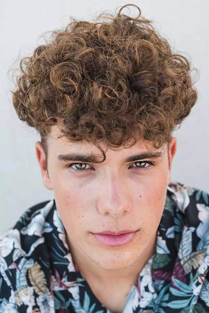 How To Get A Jewfro? #jewfro #curlyhairmen #curlymen 