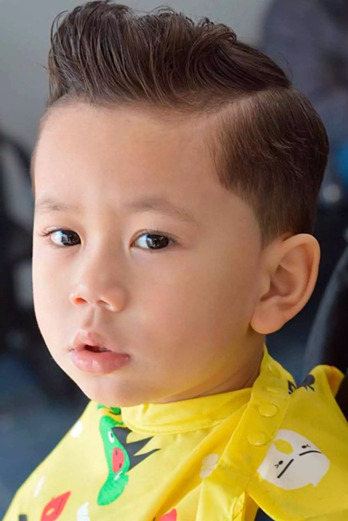 Side Part Quiff #toddlerhaircuts #littleboyhaircuts #toddlerhairstyles