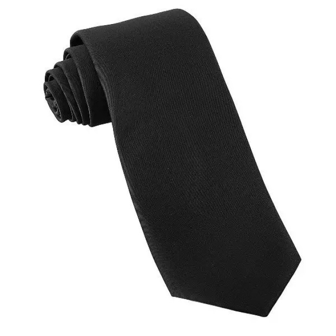 Black Satin Men’s Neckties #ties #mensties #tiesformen #suitaccessories