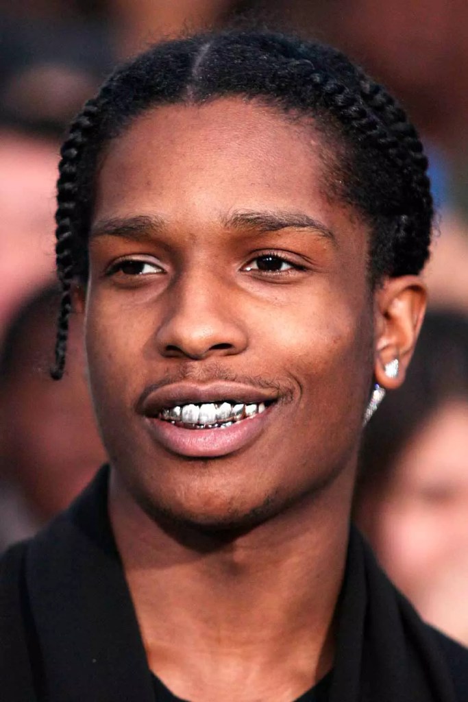 Asap Rocky Hairstyle #popsmokebraids #braidsformen #cornrows