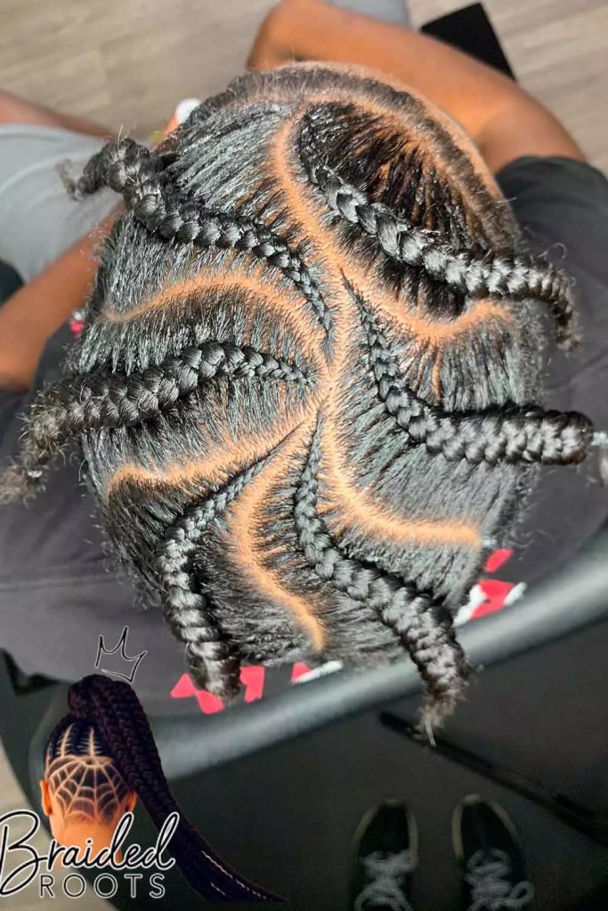 Art Pop Smoke Hair #popsmokebraids #braidsformen #cornrows