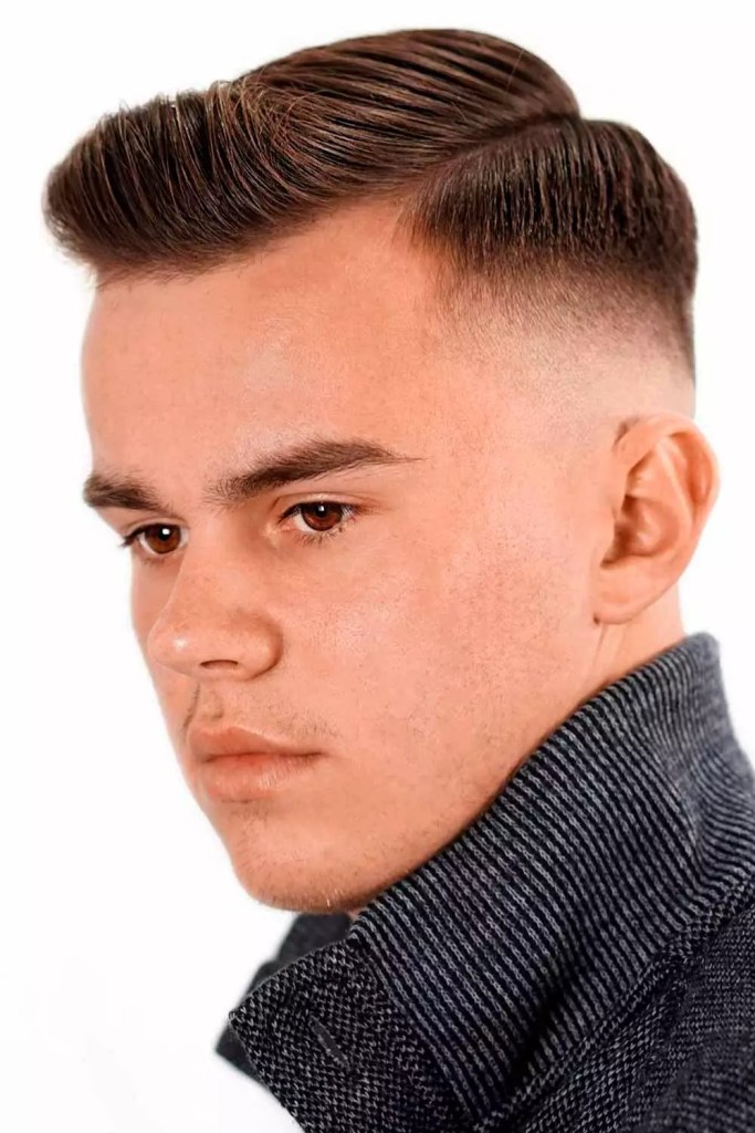 Good Boy Side Swept #promhairstyles #promhair #promhairmen #promhairstylesformen