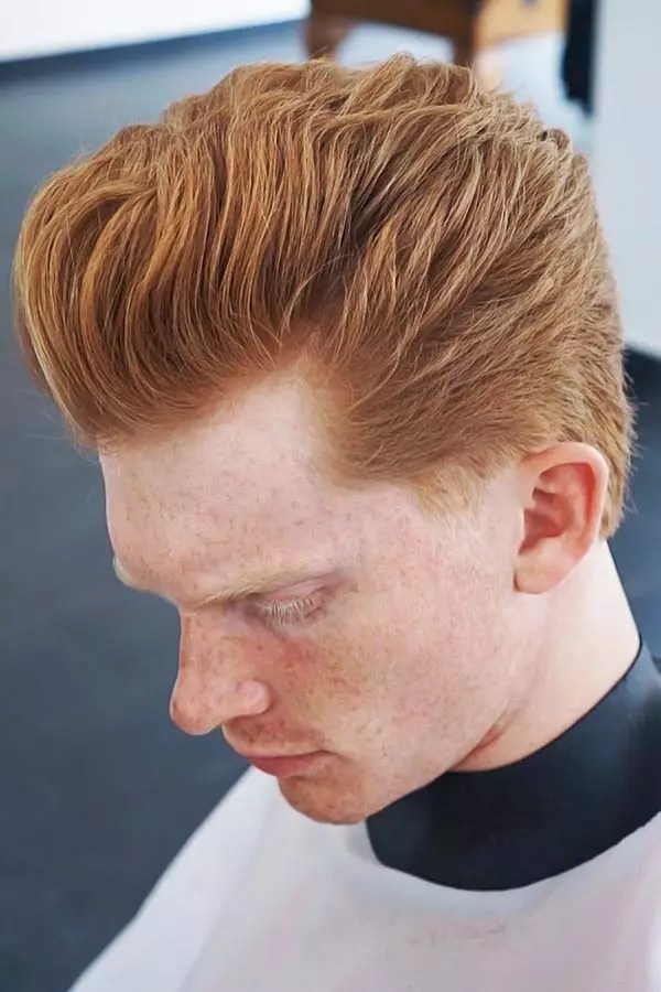 Extreme Brush Up Hair #redhair #redhairmen