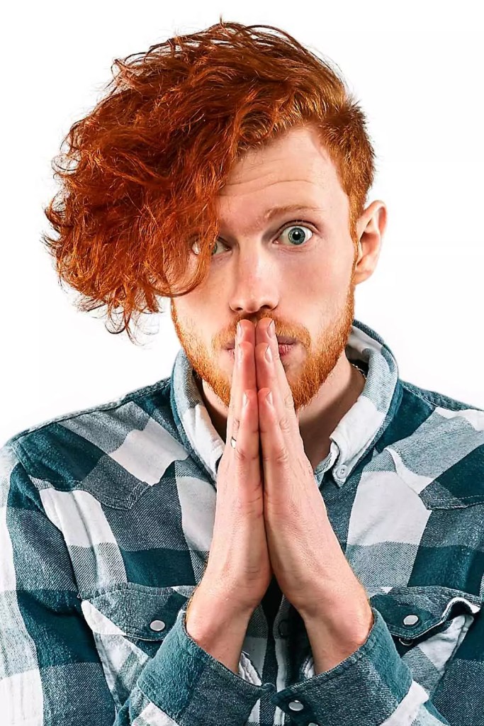 Long Undercut #redhairmen #redhairedmen #gingerguys #redguys 