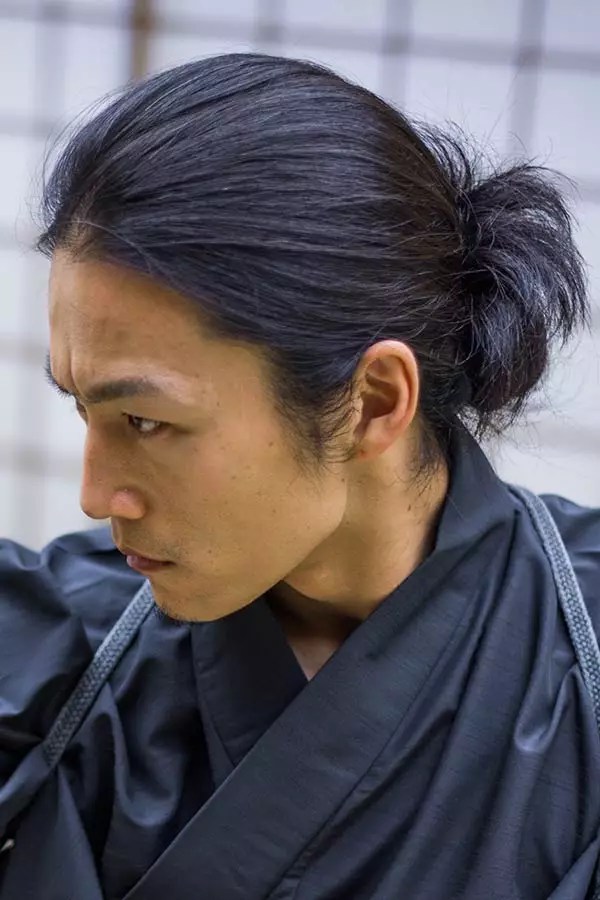 Tie Back Style #samuraihair #samuraibun #manbun