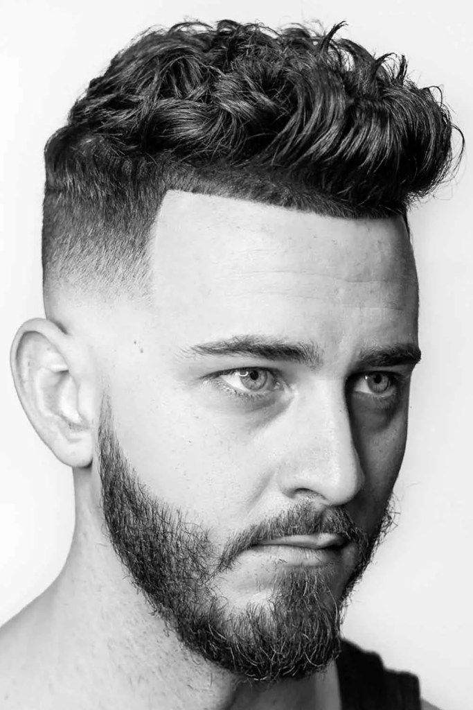 Slicked Back Short Curly Hairstyles #shortcurlyhaircuts #shortcurlyhairstyles #shortcurlyhair men #shortcurlyhair