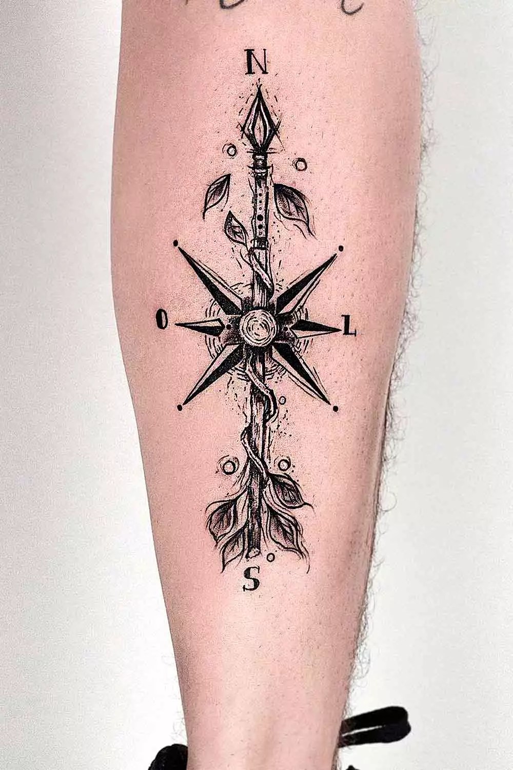 Compass Tattoo for Men #tattoosformen #tattoosmen #besttattoos #tattoo