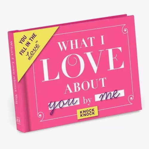 Knock Knock What I Love About You Fill In The Love Journal #valentinesdaygifts