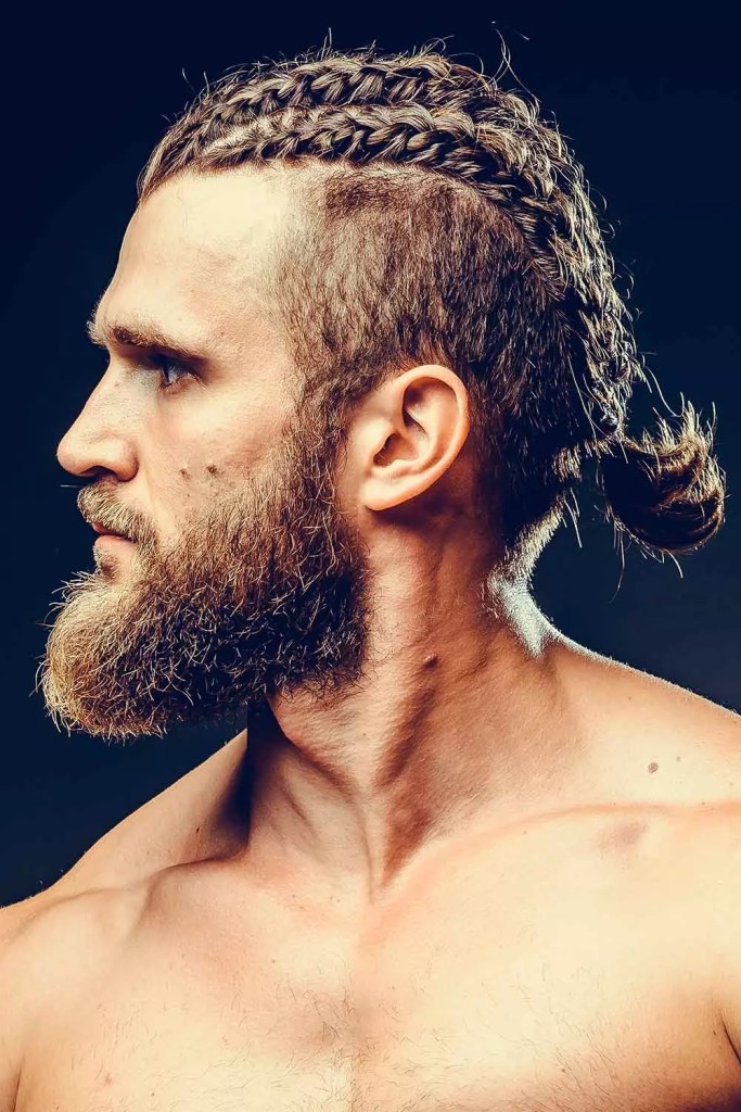 Short Cornrows Undercut #vikingbraids #braidsformen #vikinghairstyles